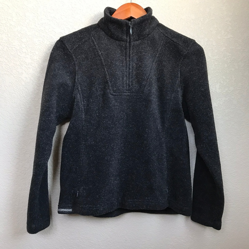 Soft & Plush Fleece 1/2 Zip Pullover Black